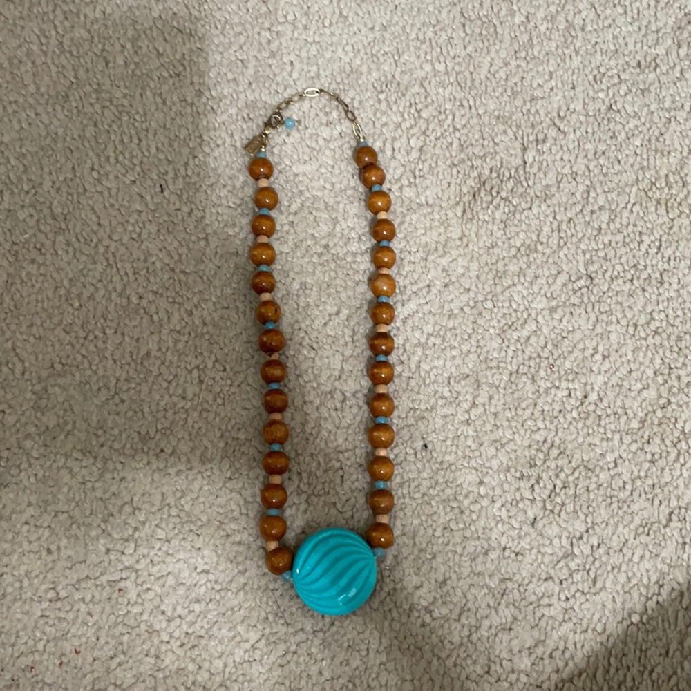 Necklace teal
